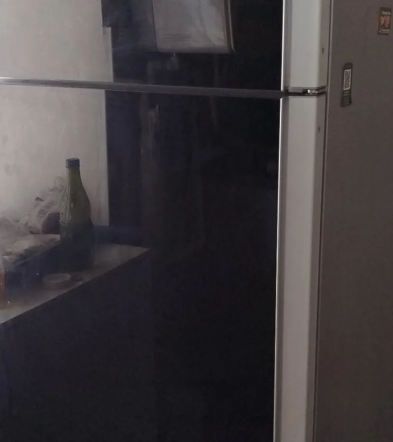 Arçelik siyah camlı buzdolabı