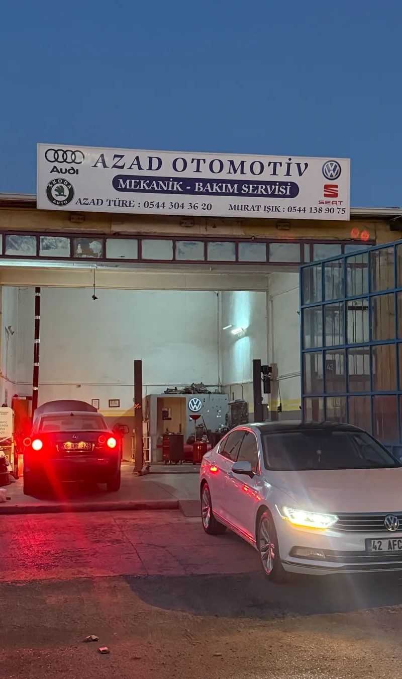AZAD OTOMOTİV OTO MEKANİK BAKIM SERVİSİ 7/24 hizmetinizdedir…
